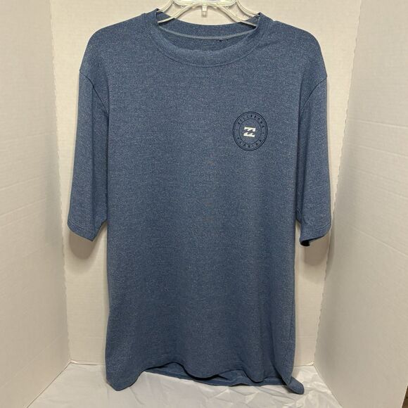 Billabong Men's Short Sleeve Surf Shirt UVA/UVB Protection, Size Large, Blue - Picture 1 of 7